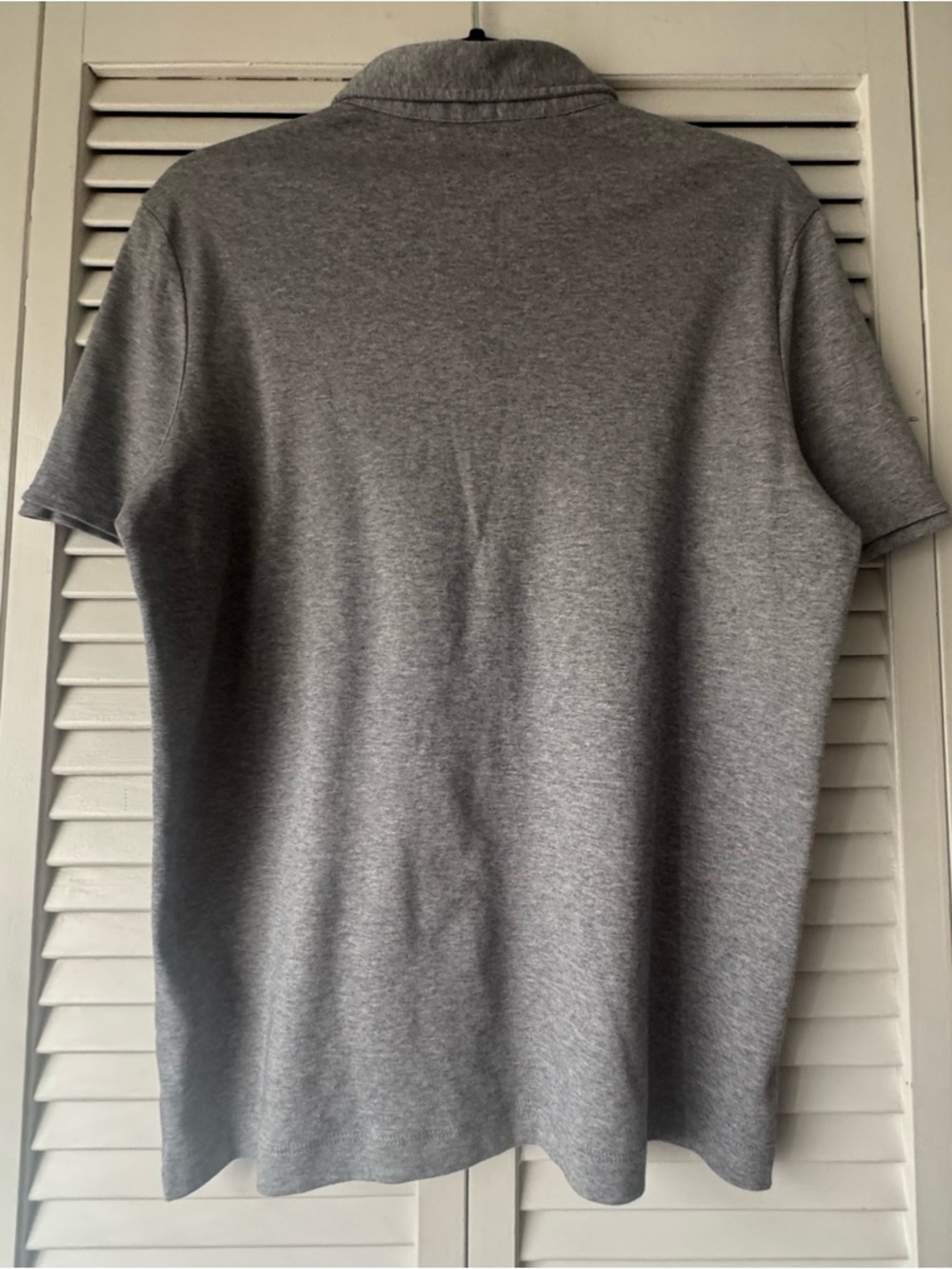 Classic Men's Grey Polo Shirt - Picture 2 of 4